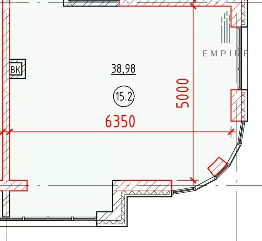Помещение свободного назначения (34.46 м) - Фото 1