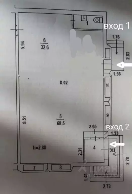 Помещение свободного назначения в Москва Митинская ул., 43 (80 м) - Фото 1