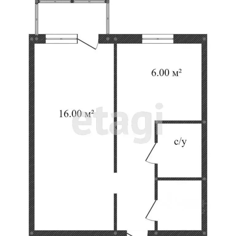 1-к кв. Белгородская область, Белгород ул. Губкина, 39 (34.1 м) - Фото 1