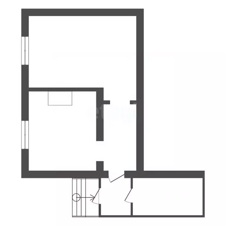1-к кв. Амурская область, Благовещенск Театральная ул., 234/18 (39.7 ... - Фото 2
