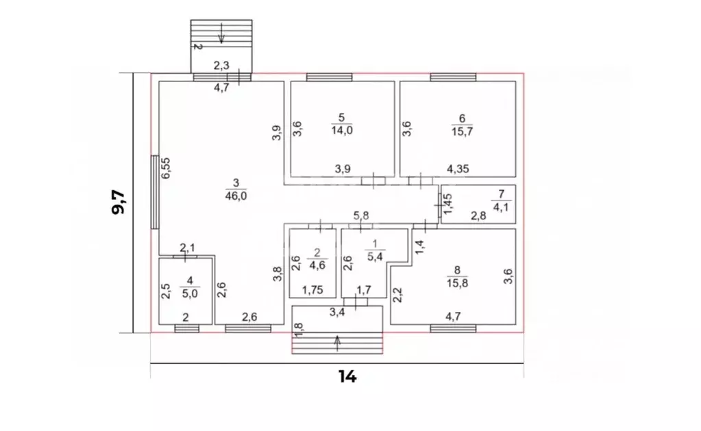 Дом в Калужская область, Боровский муниципальный округ, Совьяки с/пос, ... - Фото 2