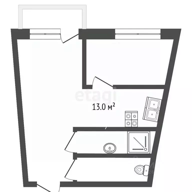1-к кв. Москва Нахимовский просп., 31К2 (45.0 м) - Фото 2