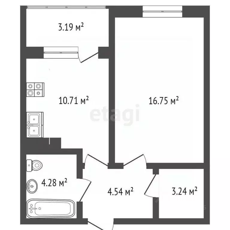 1-к кв. Москва ул. Генерала Донскова, 23к1 (40.0 м) - Фото 0