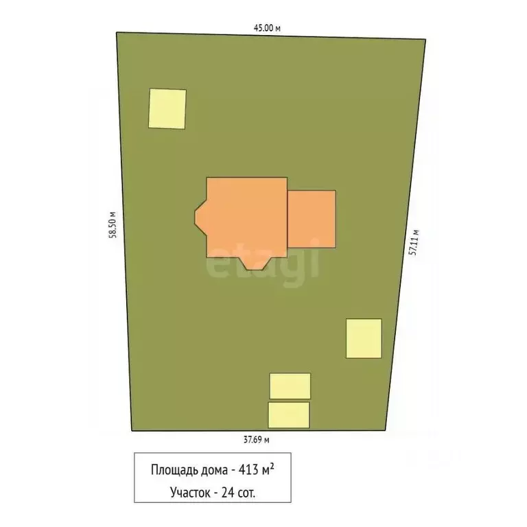 Дом в Свердловская область, Сысертский муниципальный округ, с. ... - Фото 2