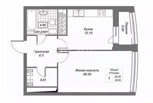 2-комнатная квартира: Казань, Танковая улица, 2 (50 м) - Фото 0