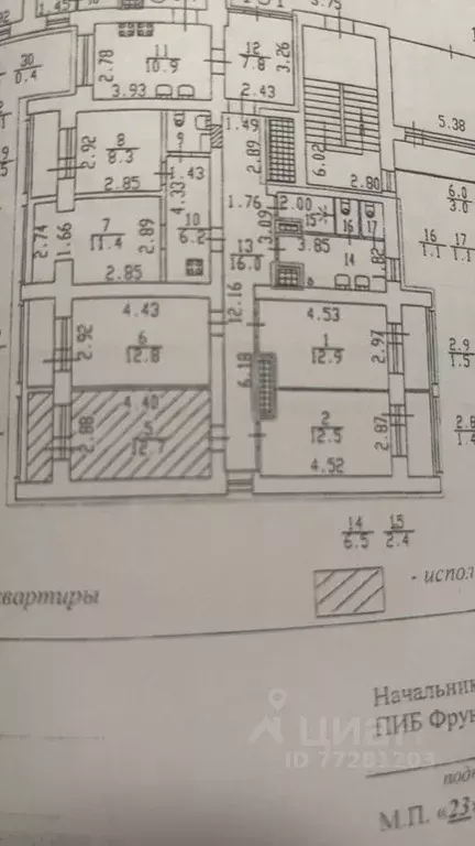 Комната Санкт-Петербург Загребский бул., 19К1 (13.0 м) - Фото 2