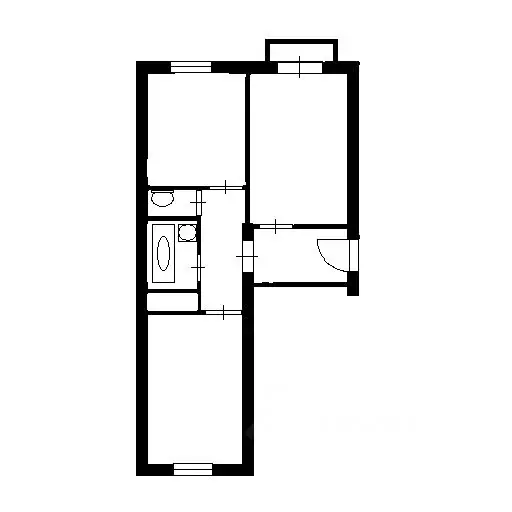 2-к кв. Новосибирская область, Новосибирск ул. Бурденко, 25 (58.4 м) - Фото 2
