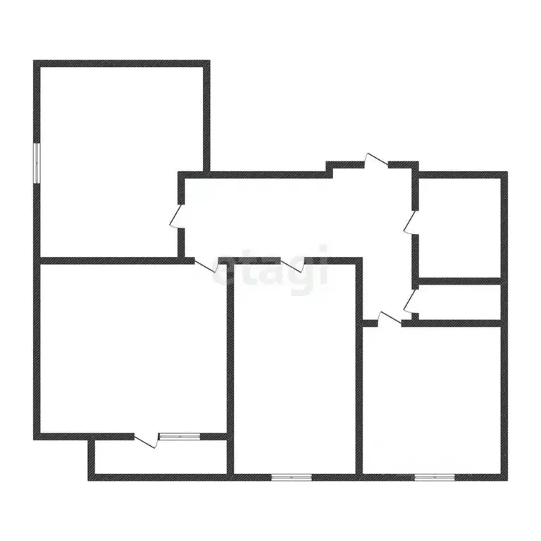 3-к кв. Белгородская область, Белгород ул. Попова, 37 (63.1 м) - Фото 2