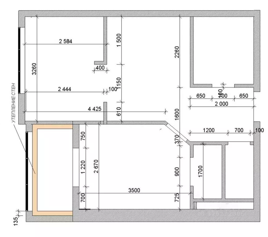 2-к кв. Москва Коломенский проезд, 21 (38.0 м) - Фото 2