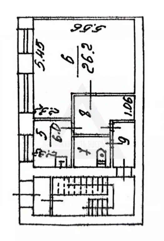 1-к кв. Владимирская область, Собинка Молодежная ул., 1 (43.0 м) - Фото 1