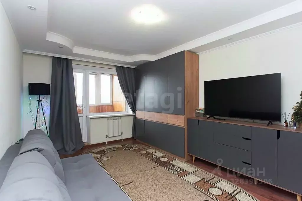 1-к кв. Тюменская область, Тюмень ул. Домостроителей, 16а (33.7 м) - Фото 1