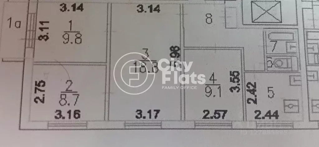 4-к кв. Москва Планерная ул., 16К5 (62.7 м) - Фото 2