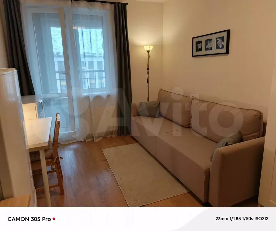 Квартира-студия, 22,6 м, 17/23 эт. - Фото 0