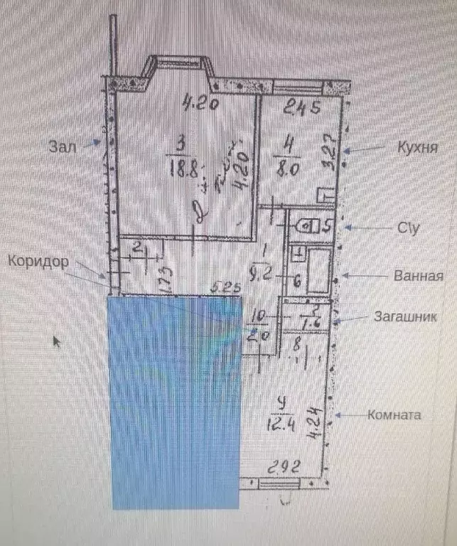 2-к кв. Сахалинская область, Южно-Сахалинск Луговое п/р, ул. Гагарина, ... - Фото 1
