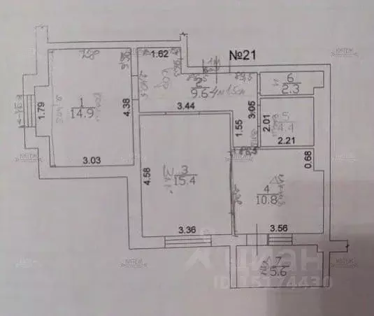 2-к кв. Калужская область, Калуга ул. Фомушина, 31 (57.6 м) - Фото 2