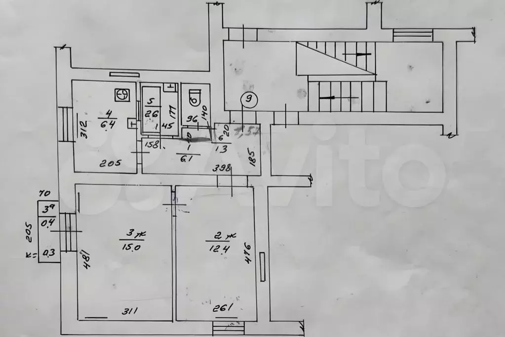 2-к. квартира, 45 м, 2/2 эт. - Фото 0