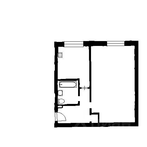 1-к кв. Татарстан, Казань ул. Павлюхина, 110Г (38.0 м) - Фото 2
