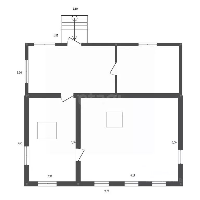 Дом в Амурская область, Серышевский муниципальный округ, с. Паруновка ... - Фото 2