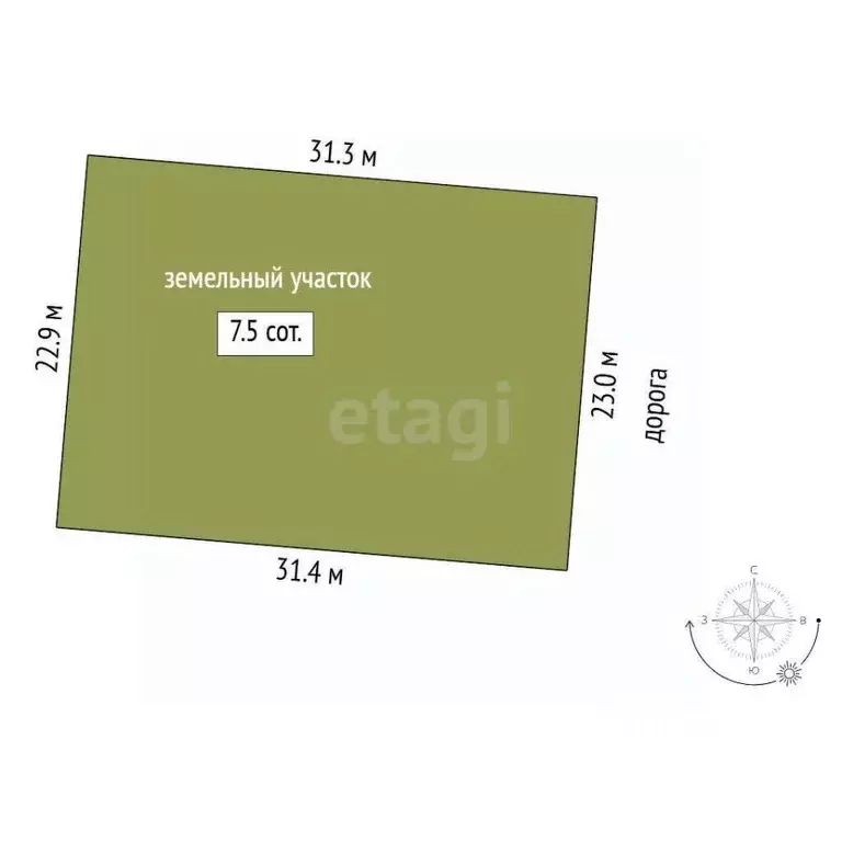 Участок в Тюменская область, Тюменский муниципальный округ, д. ... - Фото 1