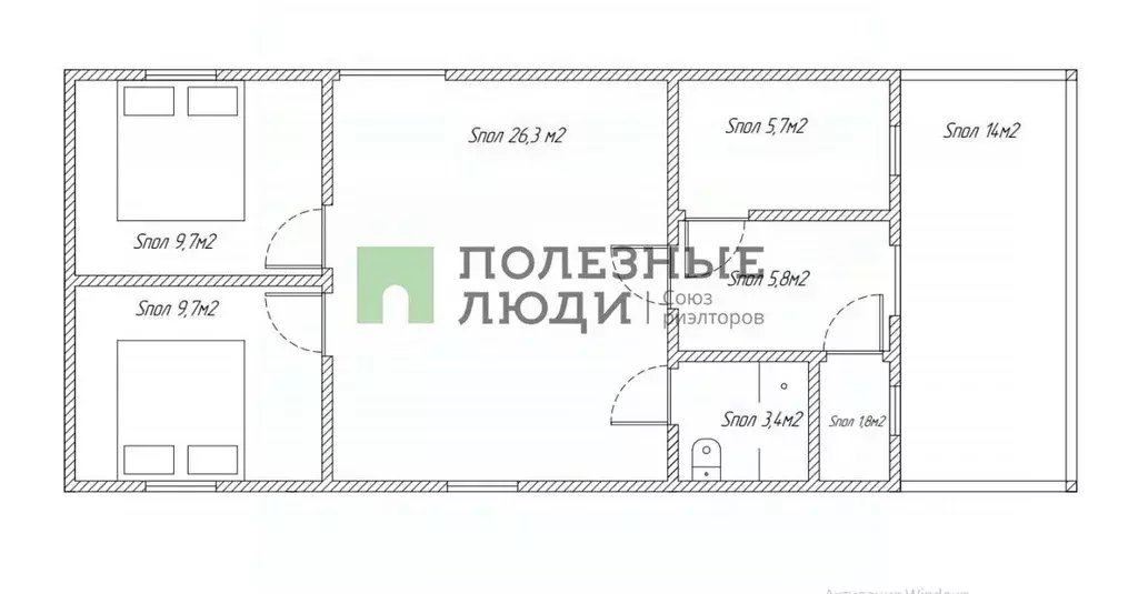 Дом в Кировская область, Слободской район, Ленинское с/пос, д. Баташи ... - Фото 1