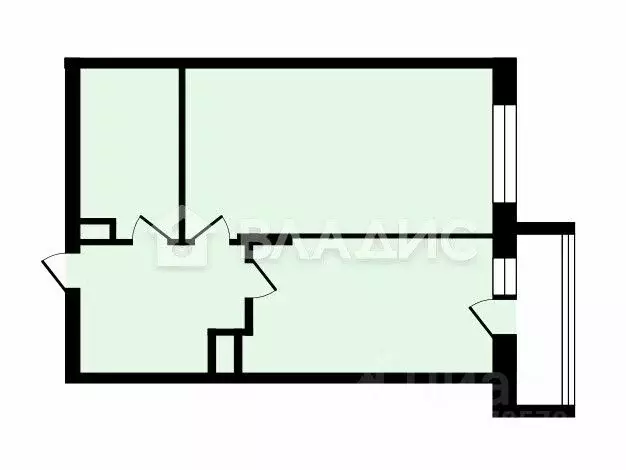 1-к кв. Владимирская область, Владимир ул. Мира, 4 (40.9 м) - Фото 2