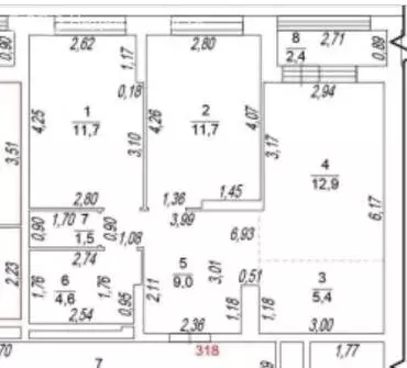 3-комнатная квартира: Екатеринбург, жилой район Уралмаш (58 м) - Фото 1