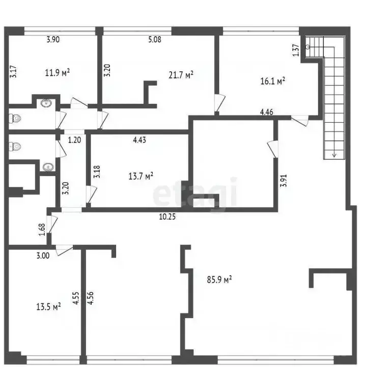 Помещение свободного назначения в Москва пер. Старый Толмачевский, 3 ... - Фото 2
