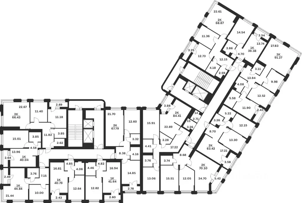 2-к кв. Тульская область, Тула ул. Каракозова, 75А (84.41 м) - Фото 1