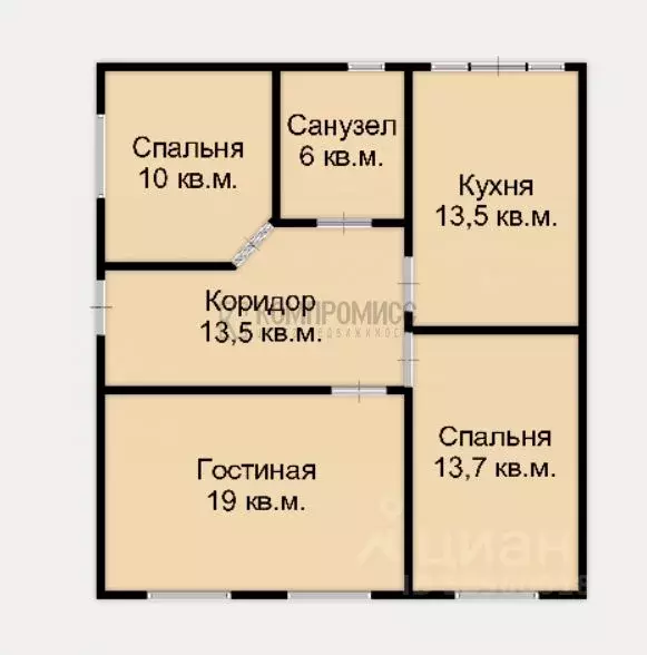Дом в Краснодарский край, Северская ст-ца ул. Калинина (80 м) - Фото 1