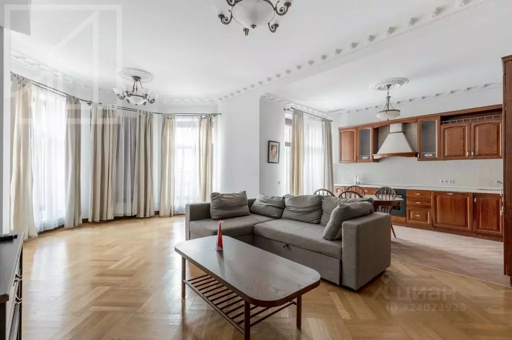 3-к кв. Москва ул. Малая Полянка, 2 (140.0 м) - Фото 1