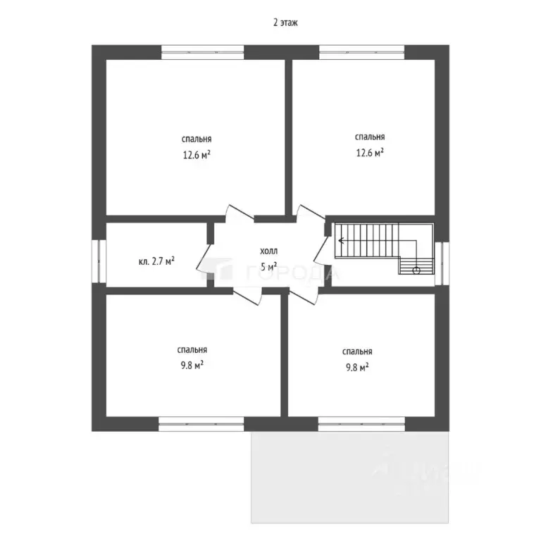 Таунхаус в Алтайский край, Барнаул Декоративная ул., 63А (125 м) - Фото 2