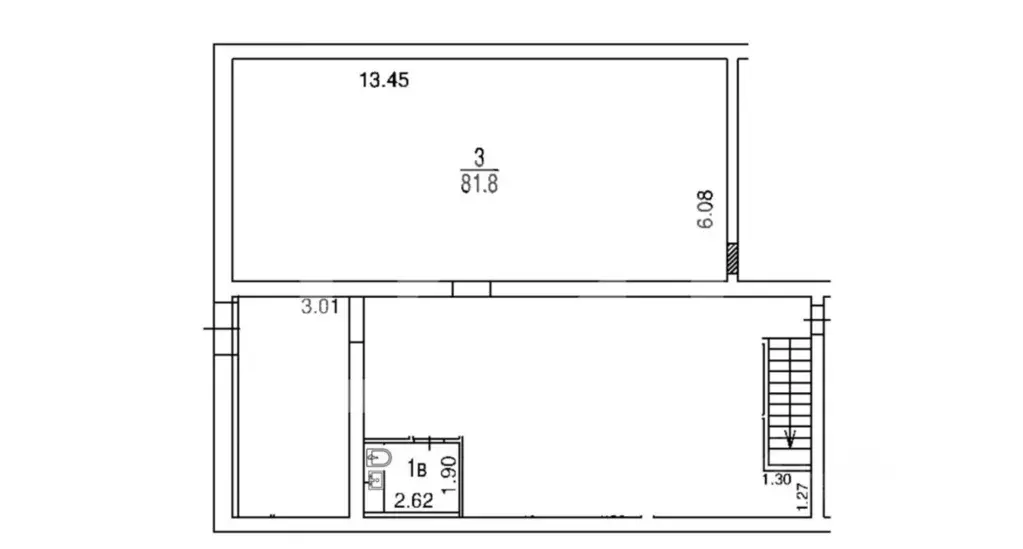 Торговая площадь в Москва ул. Строителей, 13К1 (168 м) - Фото 2