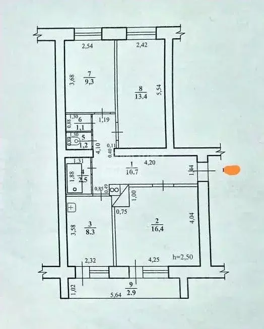 3-к кв. Забайкальский край, Читинский район, Новокручининский пгт ул. ... - Фото 2
