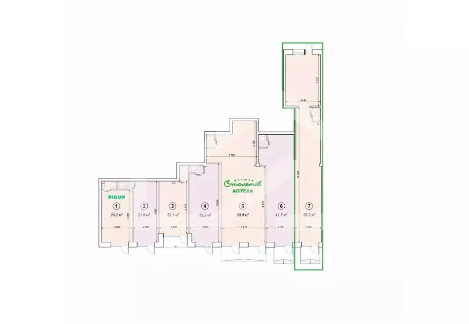 Помещение свободного назначения в Москва Ярославское ш., 2К2 (69 м) - Фото 2