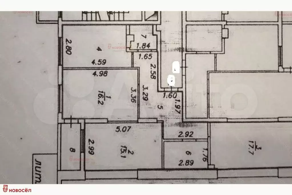 3-к. квартира, 80,9 м, 2/15 эт. - Фото 0