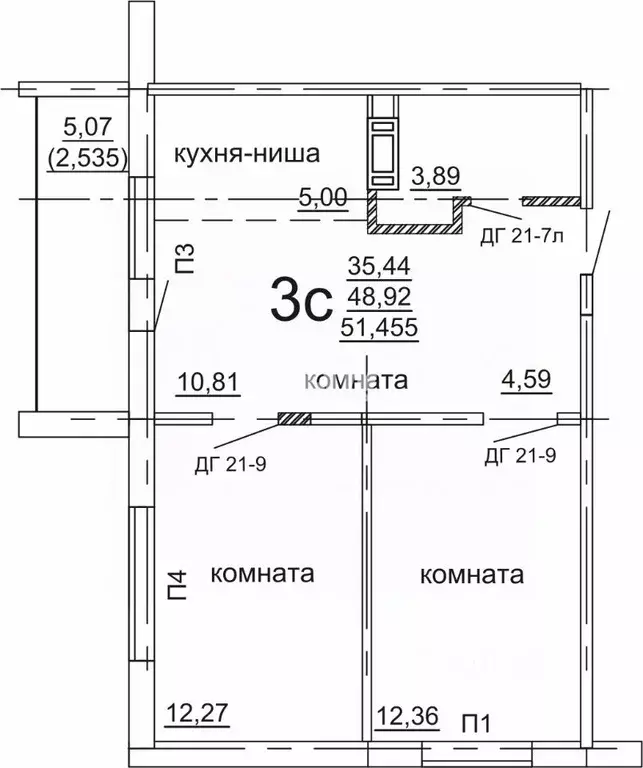 2-к кв. Челябинская область, Челябинск ул. Дмитрия Неаполитанова, 44 ... - Фото 2