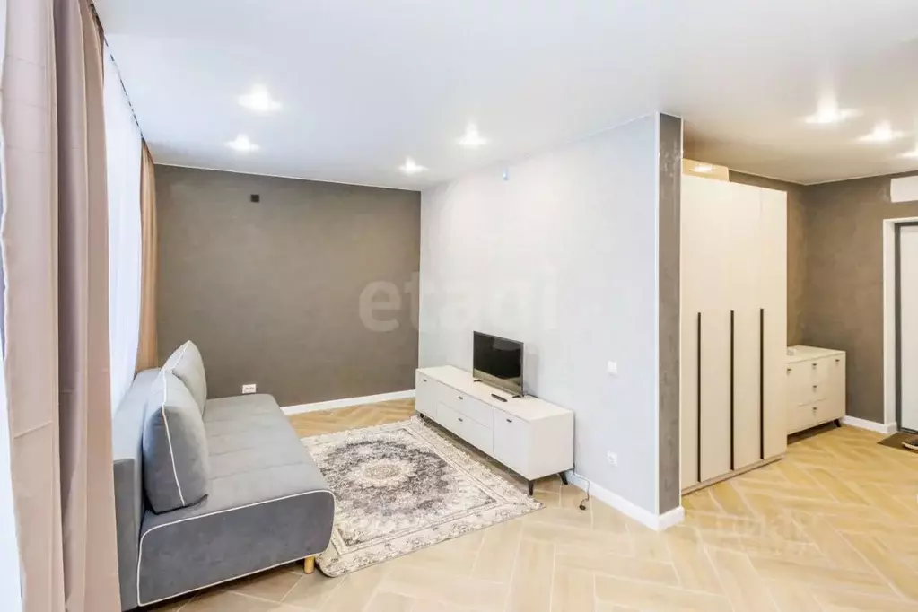 Студия Тюменская область, Тюмень ул. Новоселов, 90 (29.5 м) - Фото 1