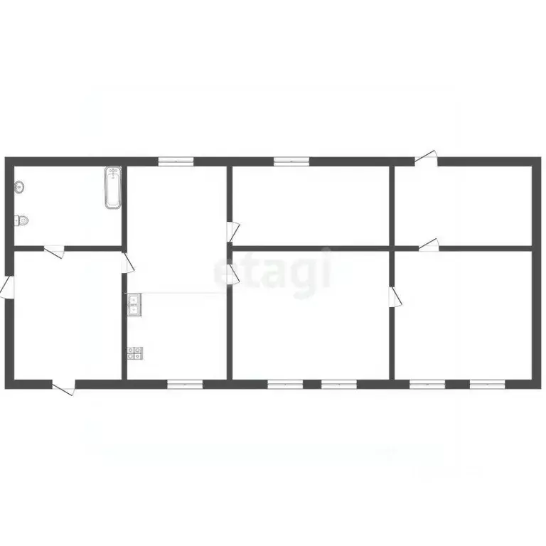 Дом в Нижегородская область, Выкса ул. Циолковского, 25 (99 м) - Фото 2