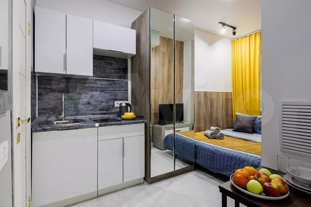 1-к. квартира, 25 м, 1/5 эт. - Фото 1