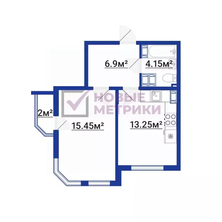 1-к кв. Санкт-Петербург пос. Парголово, Заречная ул., 45к1 (39.8 м) - Фото 1