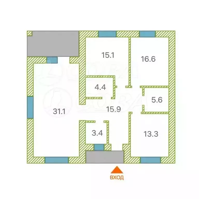 Дом в Тюменский муниципальный округ, деревня Ушакова, коттеджный ... - Фото 1