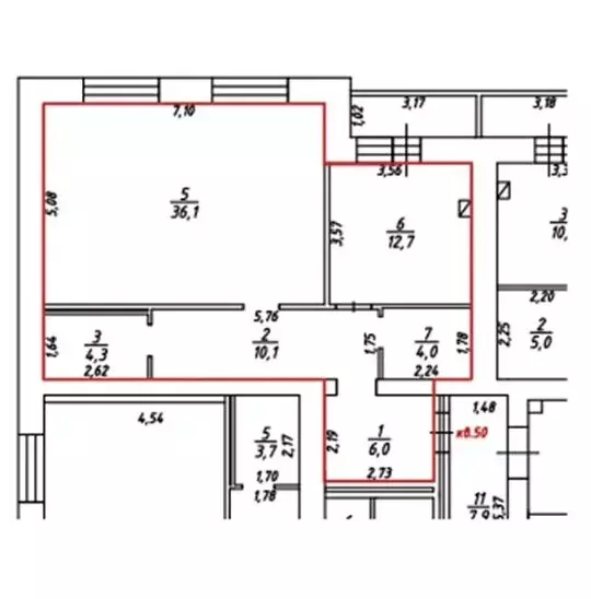 2-комнатная квартира: Кострома, 7-й Окружной проезд, 5 (74.8 м) - Фото 1