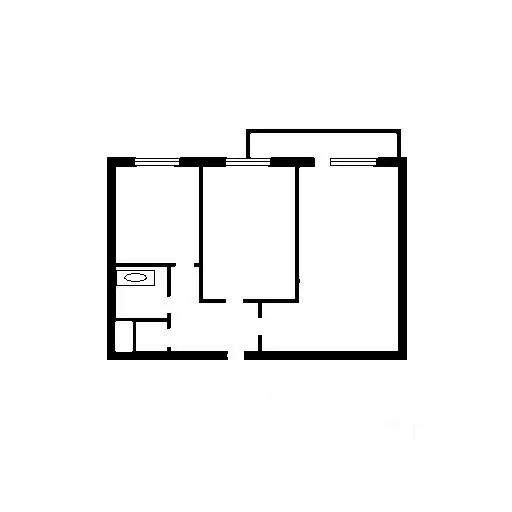 2-к кв. Санкт-Петербург Звездная ул., 14 (47.9 м) - Фото 2