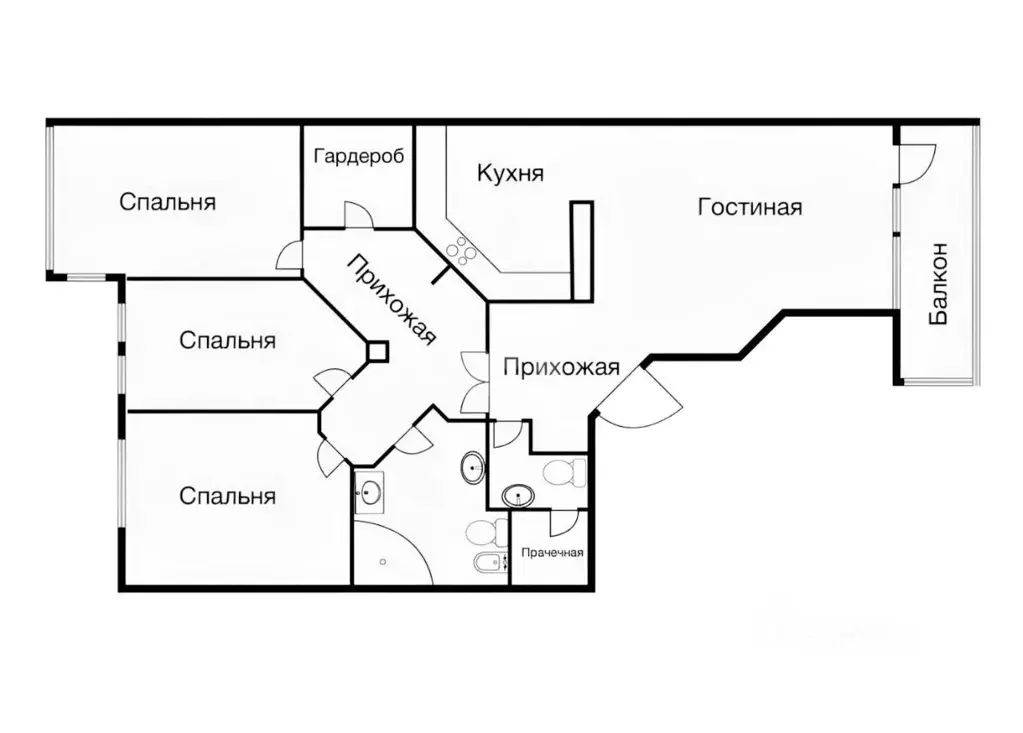 4-к кв. Москва Казарменный пер., 3С6 (150.0 м) - Фото 2