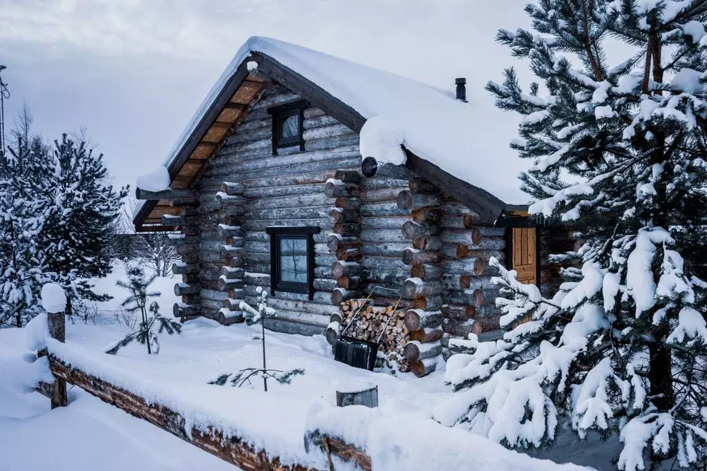 Дом в Карелия, Пряжинский район, Крошнозерское с/пос, д. Ершнаволок  ... - Фото 1
