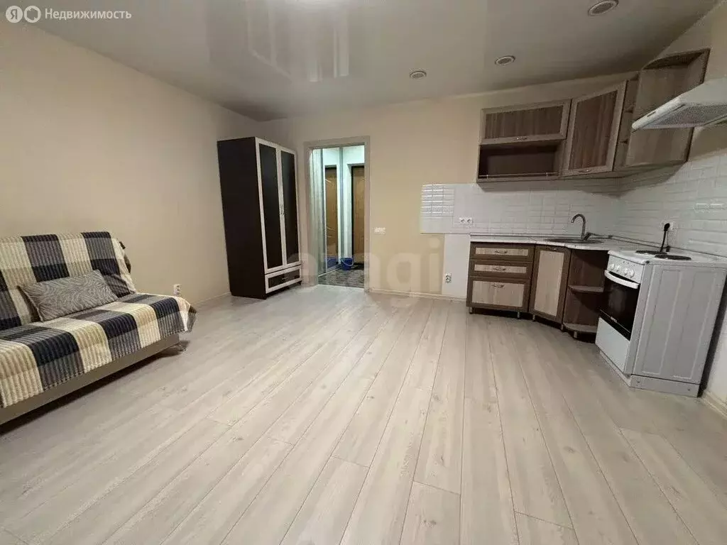 Квартира-студия: Барнаул, микрорайон ВРЗ, улица Воровского, 161 (28.9 ... - Фото 2