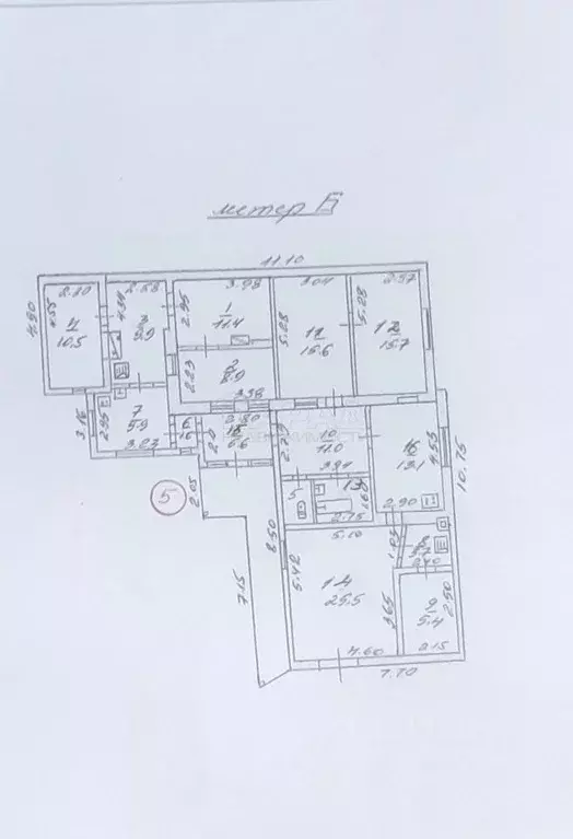 5-к кв. Крым, Симферополь ул. Садовая, 6 (153.8 м) - Фото 1