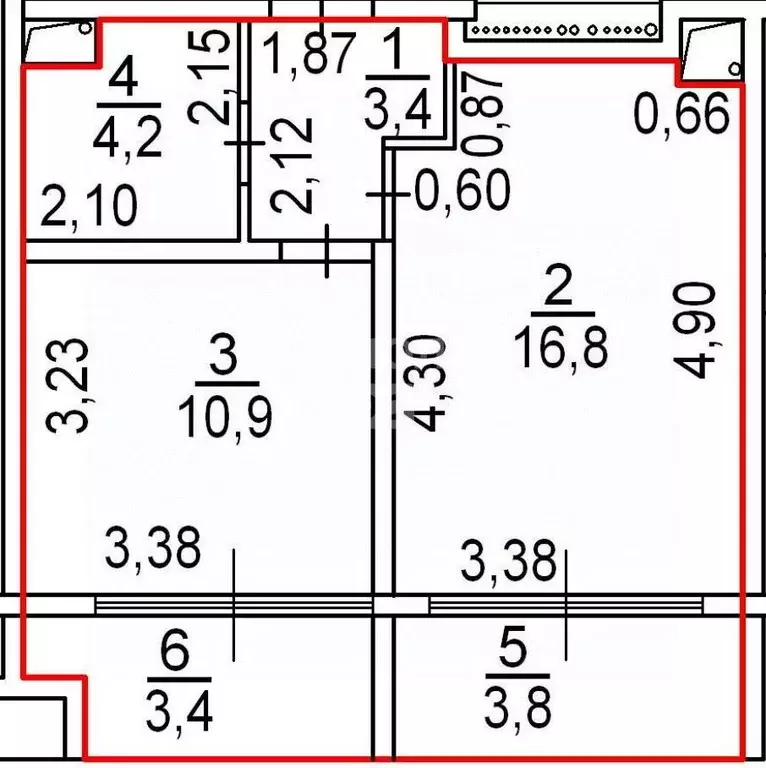 1-к кв. Крым, Феодосия муниципальный округ, Коктебель пгт ул. ... - Фото 2