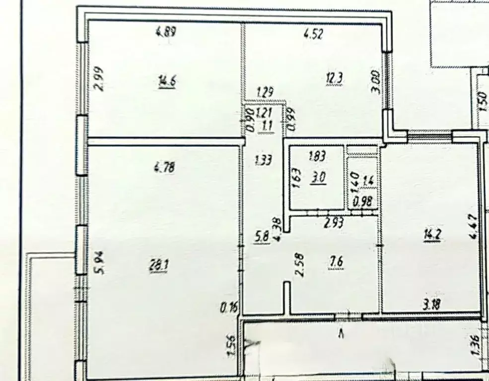 3-к кв. Карелия, Петрозаводск ул. Белинского, 7А (88.1 м) - Фото 1