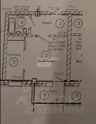 1-к кв. Бурятия, Улан-Удэ 115-й мкр, 10 (30.68 м) - Фото 0